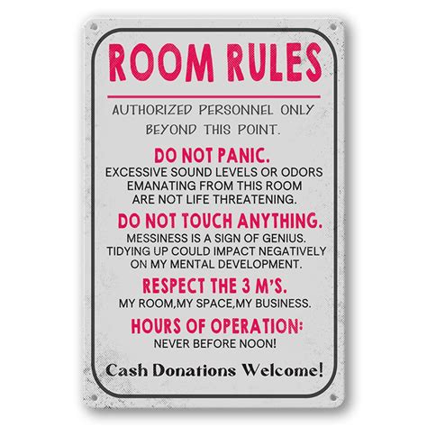 Room Sign For Teen Girls Bedroom Door Decor Teen Boy | Desertcart INDIA