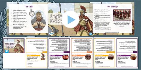KS2 Roman Army Legionary Bootcamp PowerPoint and Outdoor Activity Pack