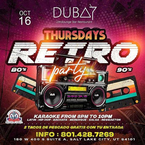 Thursday Retro Party & Karaoke Night at Dubai UT – October 16–17, 2025 ...