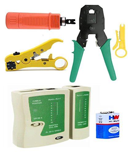 SHOPEE Combo of Networking Rj45 Rj11 Crimping Tool, Network Lan Cable ...