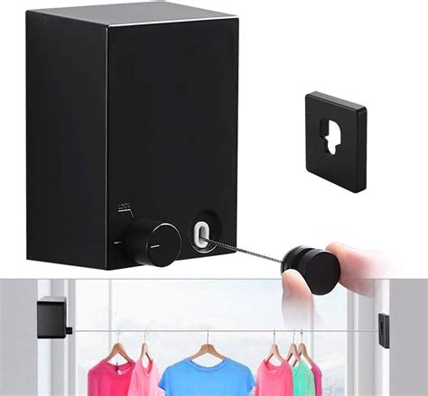 Kriq Retractable Clothesline ABS case+Aluminum Dryer with Adjustable ...