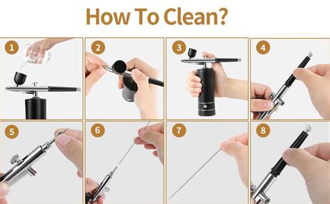 HANNEA® Airbrush-Kit Rechargeable Cordless Airbrush Compressor - Auto ...