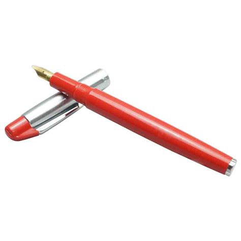 Gama No 10 Red Body Steel Cap Eye Dropper Fountain Pen Model Review SKU ...