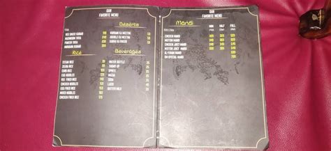 Menu at Shahi Mehfil Family Restaurant, Kovvur