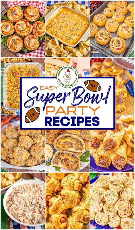 Easy Super Bowl Party Appetizers - Plain Chicken | Superbowl party food ...