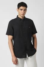 Van Heusen Sport Casual Shirts, Van Heusen Black Shirt for Men at ...