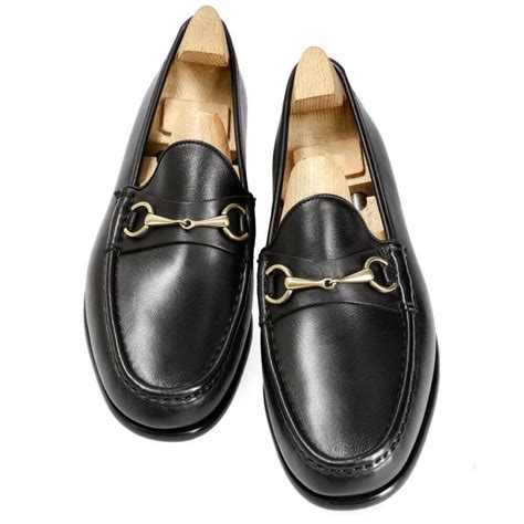 Black Leather Horsebit Loafer for Men | The Royale Peacock ⭐⭐⭐⭐⭐