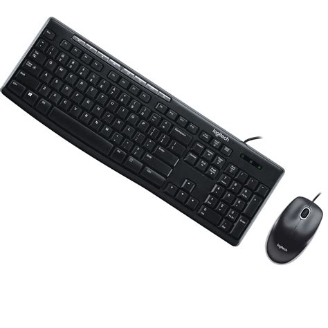 Kit de teclado y mouse LOGITECH MK200 ALAMBRICO, Estándar, Negro, 1000 ...