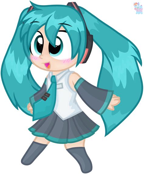 Cute Hatsune Miku Chibi by RainbowEeveeDE on Newgrounds