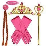 fedio Girls Princess Dress up Accessories 4 Pieces Gift Set Princess ...