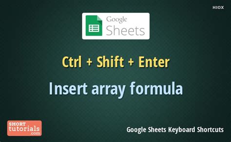 Image result for Entering an Array Formula