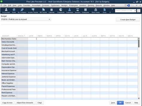 QuickBooks Desktop Budget Setup 的图像结果