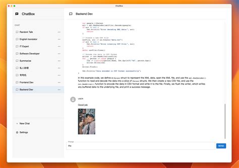 Chat GPT GUI 的图像结果