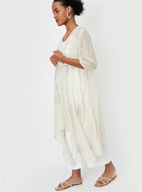 Buy Kalki x Max Women Embroidered Asymmetrical Shrug Online at just Rs ...