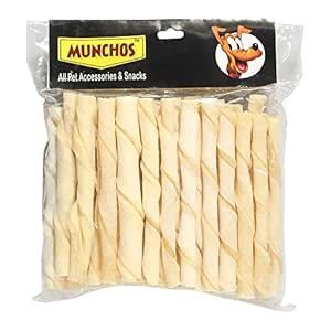 MUNCHOS Dog Chew Twisted Sticks, 1 kg : Amazon.in: Pet Supplies