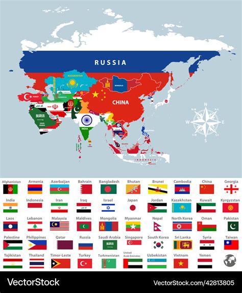 Asia Countries 的图像结果