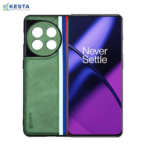 Buy OnePlus 11R Phantom Green Leather Covers & Cases – Kesta