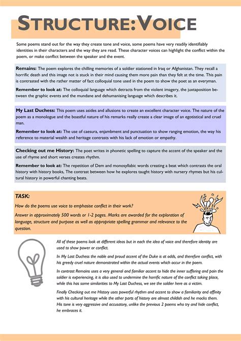 AQA Power and Conflict Poetry Revision Guide | PDF