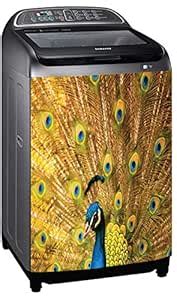 Buy ISEE 360® Peacock Washing Machine Stickers for Home Decorative ...