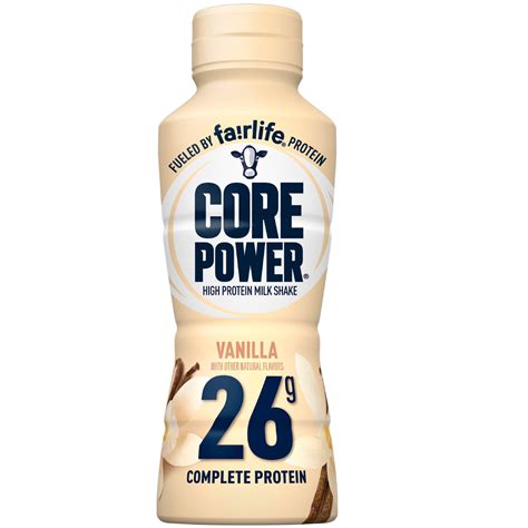 Core Power Complete Protein by Fairlife, 26G Vanilla Protein Shake, 14 ...