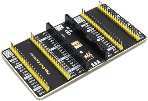 Buy Dual GPIO Expander for Raspberry Pi Pico, Two Sets of 2x20 Standard ...