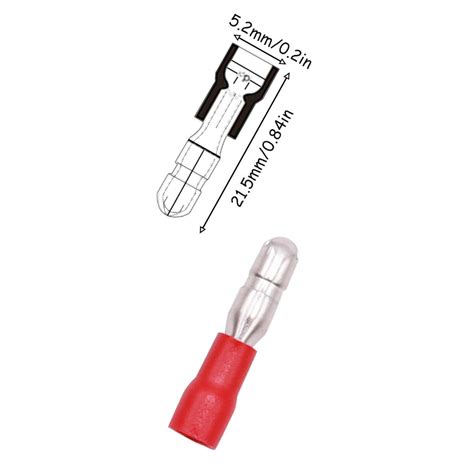 Cold-Press Terminal Male Wire Connector RED MRD1-156 MALE