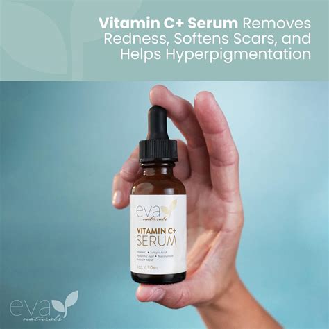 Buy Eva Naturals Vitamin C Serum for Face Plus Hyaluronic Acid, Retinol ...