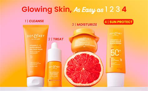 DOT & KEY Vitamin C + E Super Bright Sunscreen Spf 50 |Water-Light,UVA ...