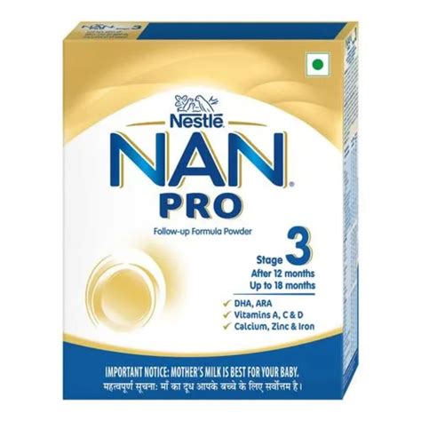 Nestle Nan Pro 3 Follow-Up Formula Powder - After 12 Months, Up To 18 ...