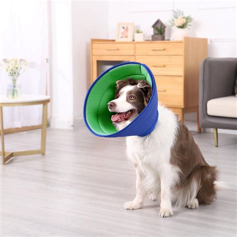 Boomaker Extra Soft Dog Cone Alternative After Surgery, Breathable Dog ...