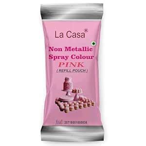 La Casa Non-Metallic Spray Colour REFILL POUCH - PINK | Edible Color ...