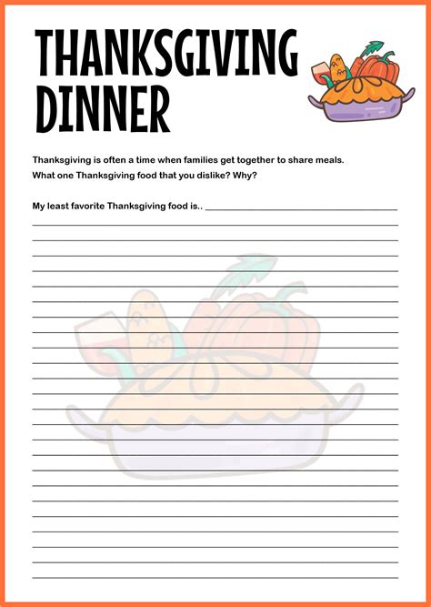 Thanksgiving Activity Sheets Free Printable - Printable Free Templates