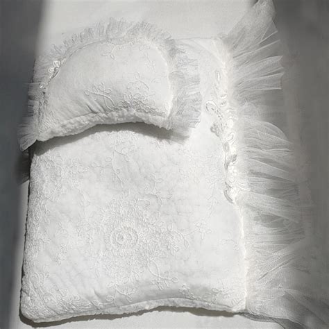 Babymoon Lace Mattress Cushion & Pillow | Posing Props | Baby Photogra ...