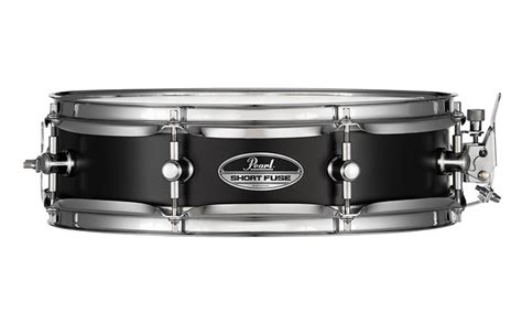 Pearl Short Fuse Piccolo Snare Drum - 3.5 x 13-inch - Black Steel ...
