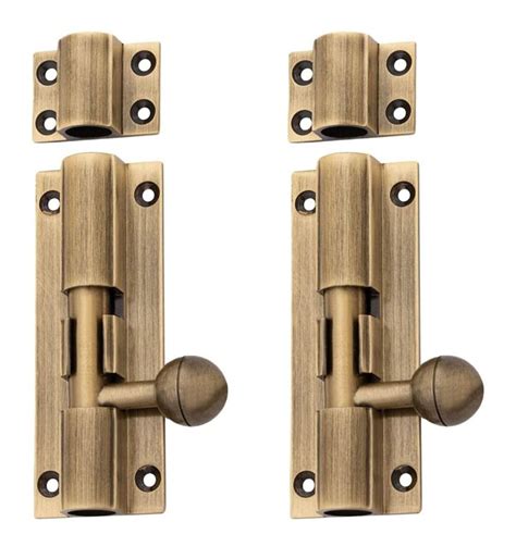 Meer ARZA Tower Bolt 4 inch Aluminium Tower Bolt | Antique Finish ...