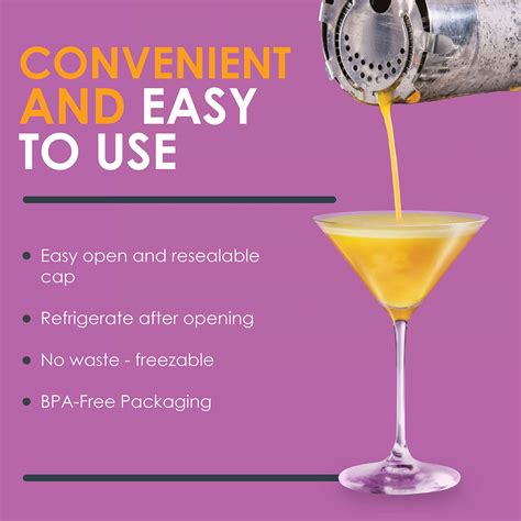 Funkin Pro Passion Fruit Puree for Cocktails, Cooking & Baking, Real ...