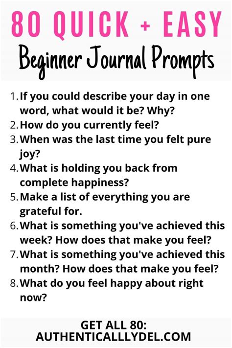 Image result for Simple Journal Prompts