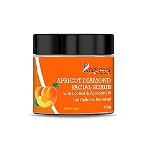 Buy KAZIMA Apricot Diamond Facial Scrub (100g) with Licorice & Avocado ...