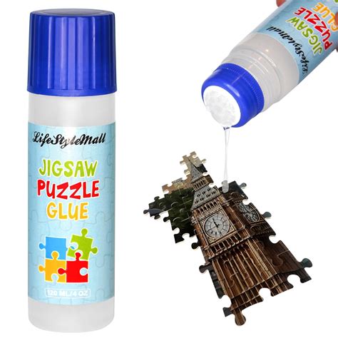 Lifestylemall Puzzle Saver - Glue for 500-2000 Piece Jigsaws - Quick ...
