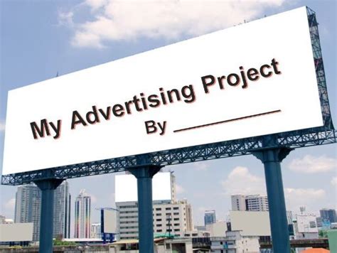 Image result for Advertising Project Examples