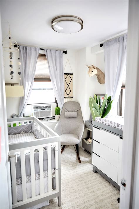 Elegant Grey and White Nursery Decor