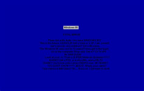 Image result for Blue Screen Sound Effect