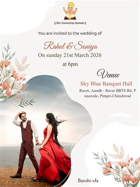 Indian Wedding Invitation Card Online | Create & Share on Social Media
