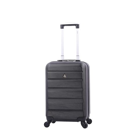 Buy 55x35x25 Hard Shell Carry On Hand Cabin Luggage Suitcase with 4 ...
