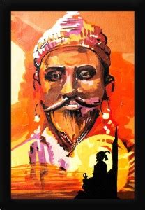 Braj Art Gallery Chhatrapati Shivaji Maharaj Silhouette Painting Photo ...