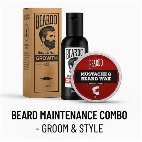 Beard Maintenance Combo – Groom & Style – ManCrafters