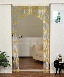 Major Homes 213 cm (7 ft) Polyester Transparent Door Curtain Single ...