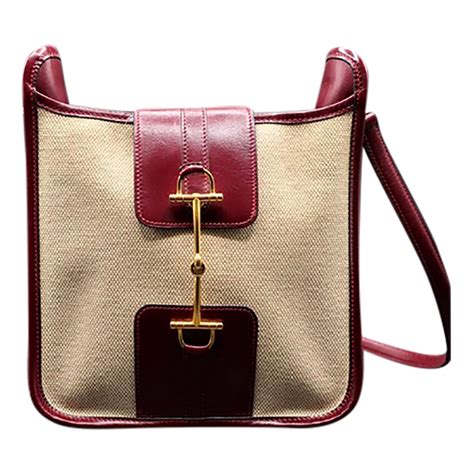 Hermès 1980 Canvas and Leather Bag For Sale at 1stDibs | hermes 1980 ...