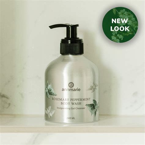 Handcrafted, Organic Rosemary Peppermint Body Wash | Annmarie Skin Care
