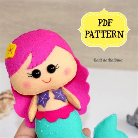 Image result for Felt Easy Mermaid Pattern